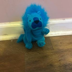 Blue lion, 8 inches blue